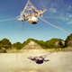 The platform above the dish.